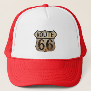 Route 66 - Red Trucker Hat Pet