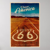  Route 66 Reisposter Poster (Voorkant)