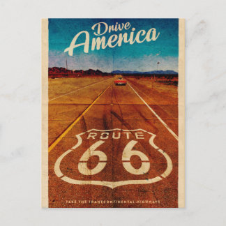 route 66 Reisverkeer Briefkaart