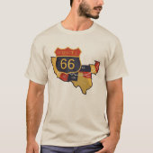  Route 66, Reizen USA History Highway T-shirt (Voorkant)