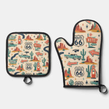 Route 66 Retro Keuken Road Trip Hitte
