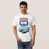 Route 66 retro logo t-shirt (Voorkant volledig)