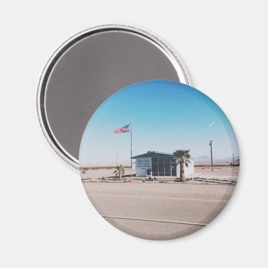 Route 66 Retro Post Kantoor Magneet (Voorkant / Achterkant)