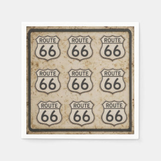 Route 66 Retro Road Trip Feestservetten Servet