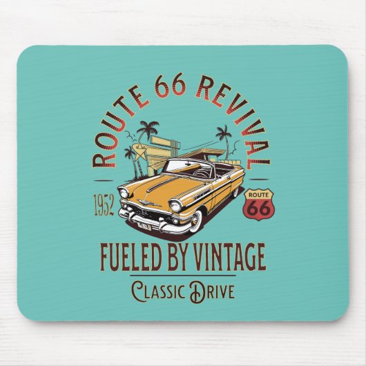 ROUTE 66 REVIVAL - AANGEDREVEN DOOR  - BEL AIR MUISMAT (Voorkant)