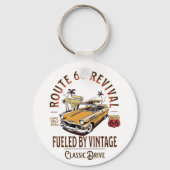 ROUTE 66 REVIVAL - AANGEDREVEN DOOR - BEL AIR SLEUTELHANGER (Voorkant)