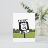 Route 66 Road Briefkaart (Staand voorkant)