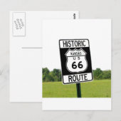 Route 66 Road Briefkaart (Voorkant / Achterkant)