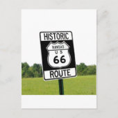 Route 66 Road Briefkaart (Voorkant)