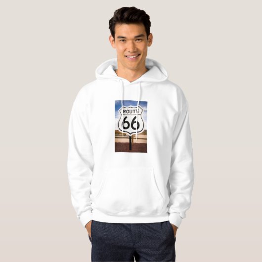 Route 66 road sign, Arizona Hoodie (Voorkant volledig)