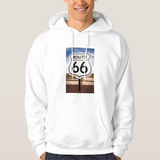 Route 66 road sign, Arizona Hoodie (Voorkant)