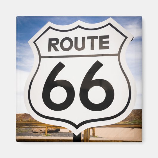Route 66 road sign, Arizona Magneet (Voorkant)