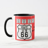 Route 66 Road Trip Souvenir Mok (Links)