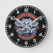 Route 66 ronde klok (Voorkant)