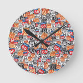 Route 66 ronde klok (Voorkant)