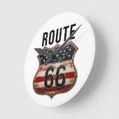 Route 66 ronde klok (Hoek)