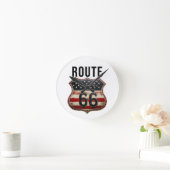 Route 66 ronde klok (Huis)