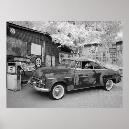 Route 66 Rust Poster (Voorkant)