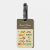 Route 66 RV er nog Bagagelabel (Achterkant verticaal)