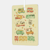 Route 66 RV er nog Metalen Ornament (Voorkant links)