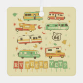 Route 66 RV er nog Metalen Ornament (Voorkant)