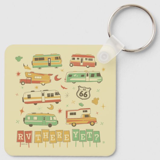 Route 66 RV er nog Sleutelhanger (Achterkant)