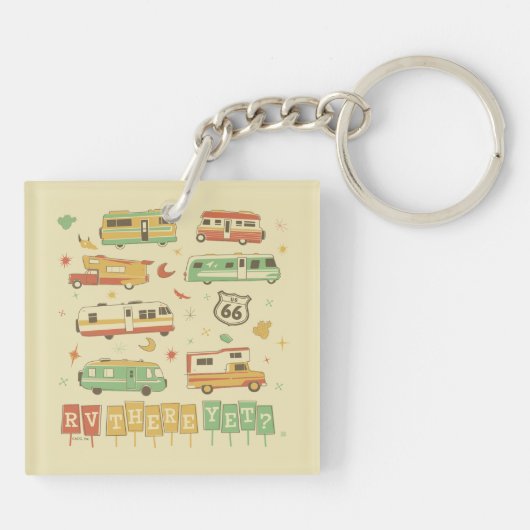 Route 66 RV er nog Sleutelhanger (Achterkant)