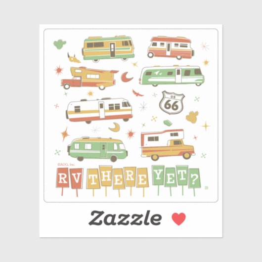 Route 66 RV er nog Sticker (Vel)