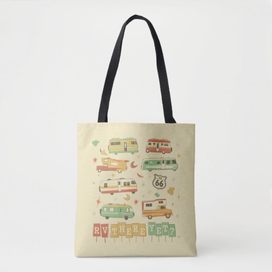 Route 66 RV er nog Tote Bag (Voorkant)