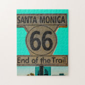 Route 66 Santa Monica. Legpuzzel (Verticaal)