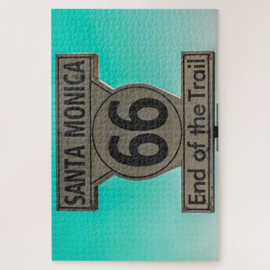 Route 66 Santa Monica. Legpuzzel (Verticaal)