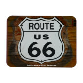Route 66 Schildmagneet Magneet (Horizontaal)