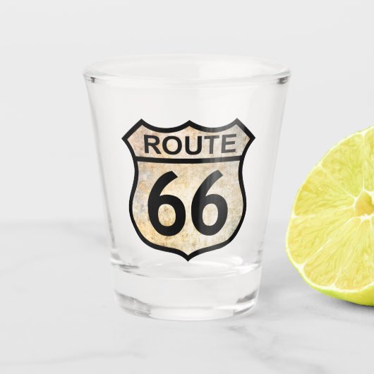 Route 66 shot glas (Voorkant)