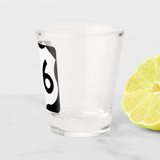 Route 66 shot glas (Rechts)