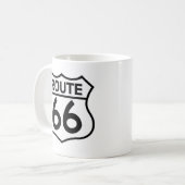Route 66 Sign Apparel & Gifts Koffiemok (Voorkant links)
