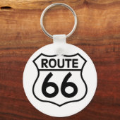 Route 66 Sign Apparel & Gifts Sleutelhanger (Voorkant)