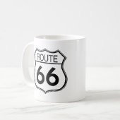 Route 66 Sign Koffiemok (Voorkant links)