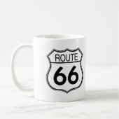 Route 66 Sign Koffiemok (Links)