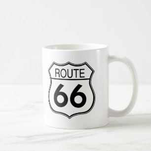 Route 66 Sign Koffiemok