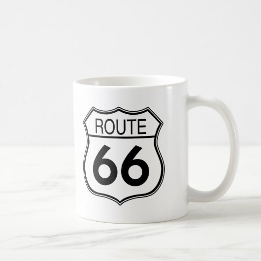 Route 66 Sign Koffiemok (Rechts)