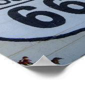Route 66 Sign Poster (Hoek)