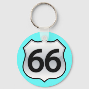 ROUTE 66 SIGN SLEUTELHANGER