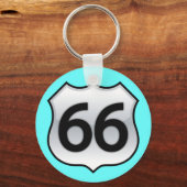 ROUTE 66 SIGN SLEUTELHANGER (Voorkant)