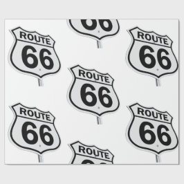 Route 66 Sign Wrapping Paper Cadeaupapier