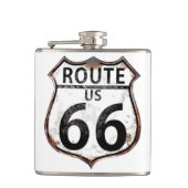 Route 66  signalisatie heupfles (Voorkant)