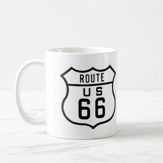 Route 66  signalisatie koffiemok (Links)