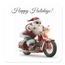 Route 66 Sinterklaas-motorfietssticker