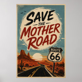 route 66 Sla Moederweg Woestijnsnelweg Decoratie