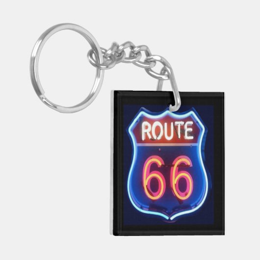 Route 66 sleutelhanger (Voorkant Links)