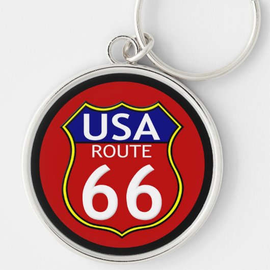 Route 66 Sleutelhanger (Voorkant)